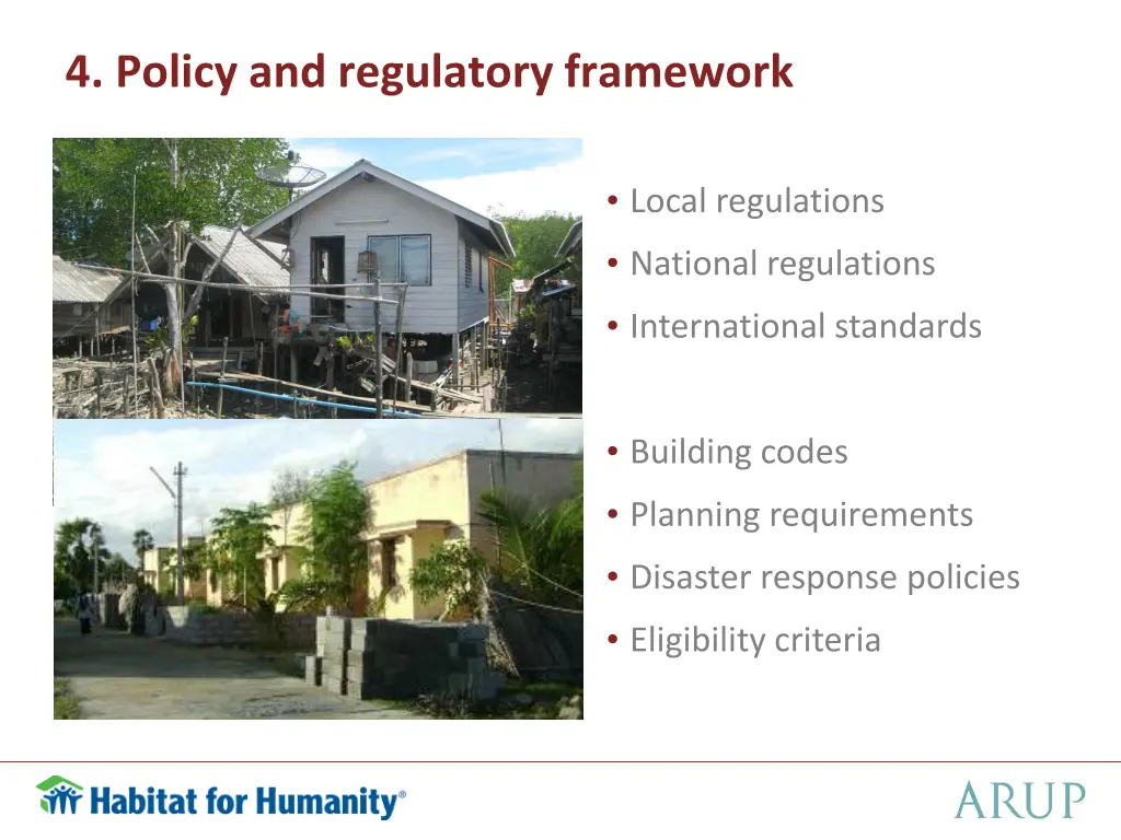 4 policy and regulatory framework