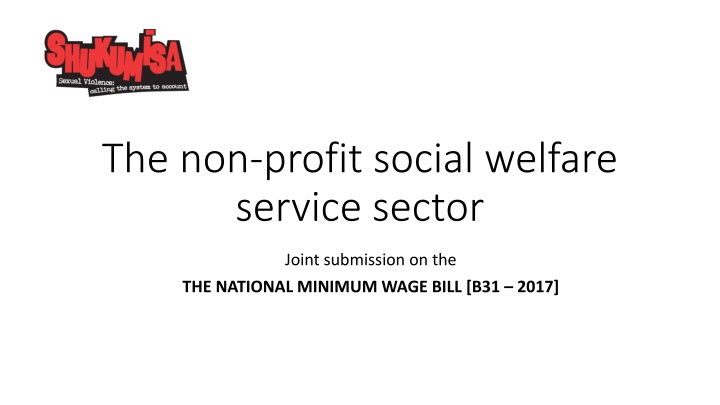 the non profit social welfare service sector