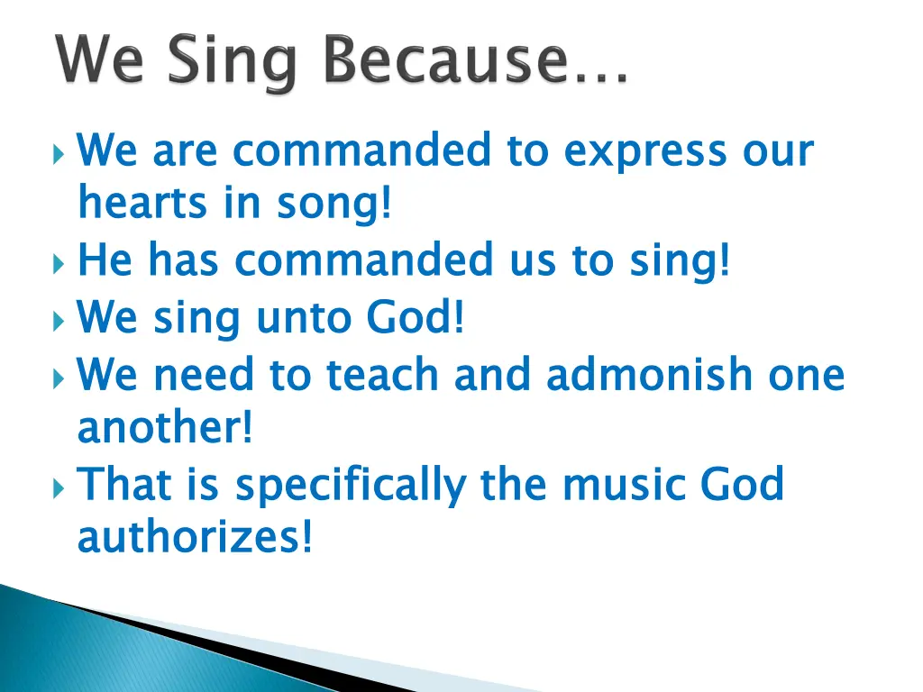 we are commanded to express our hearts in song 6