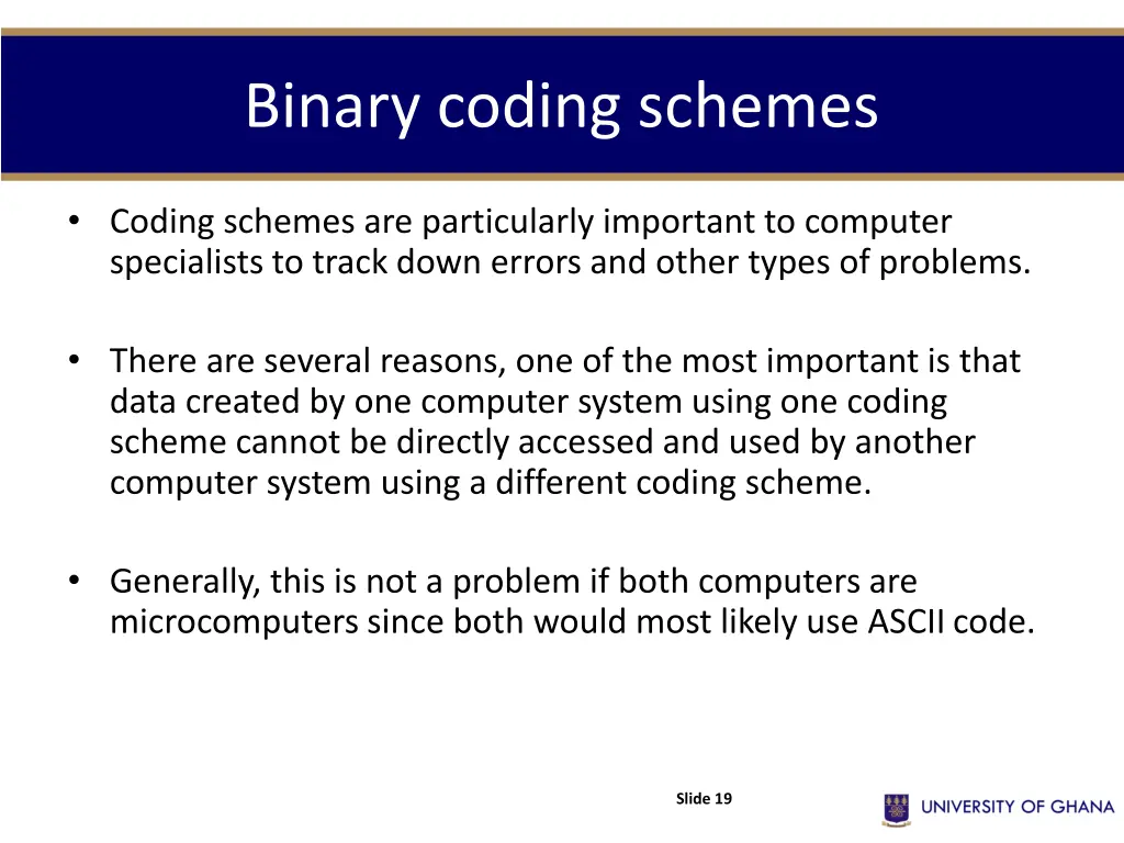 binary coding schemes 5