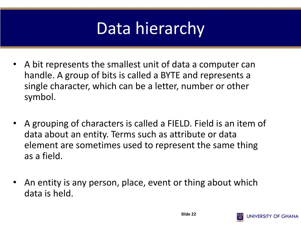 data hierarchy