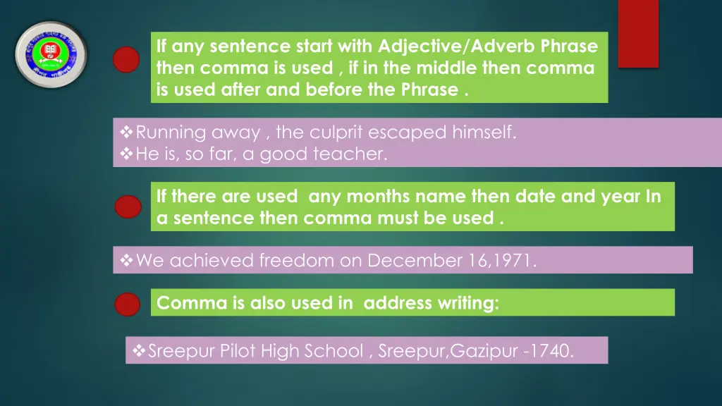 if any sentence start with adjective adverb