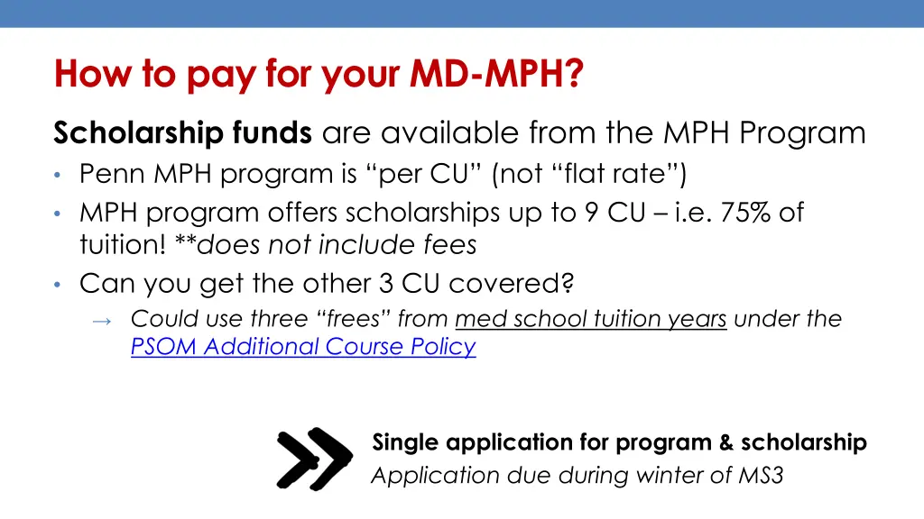 how to pay for your md mph