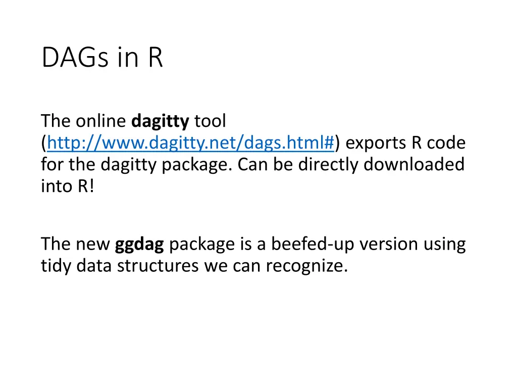 dags in r