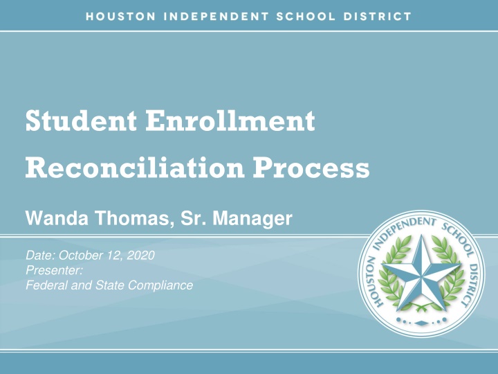 student enrollment reconciliation process