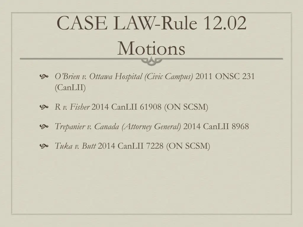 case law rule 12 02 motions