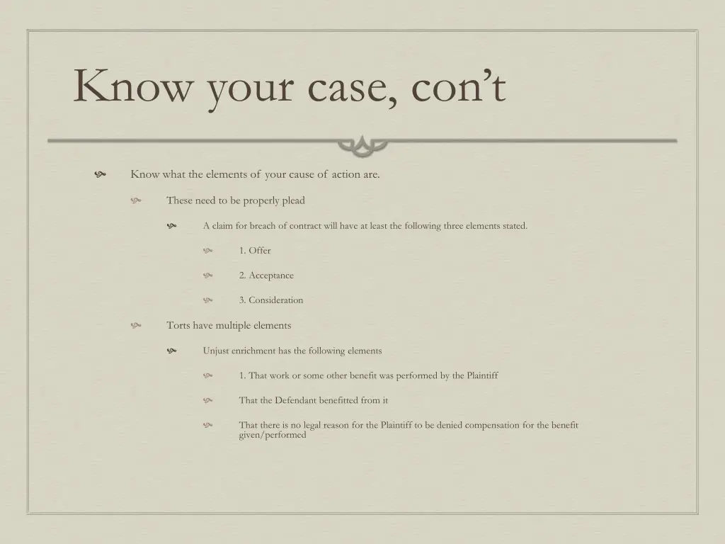 know your case con t 1