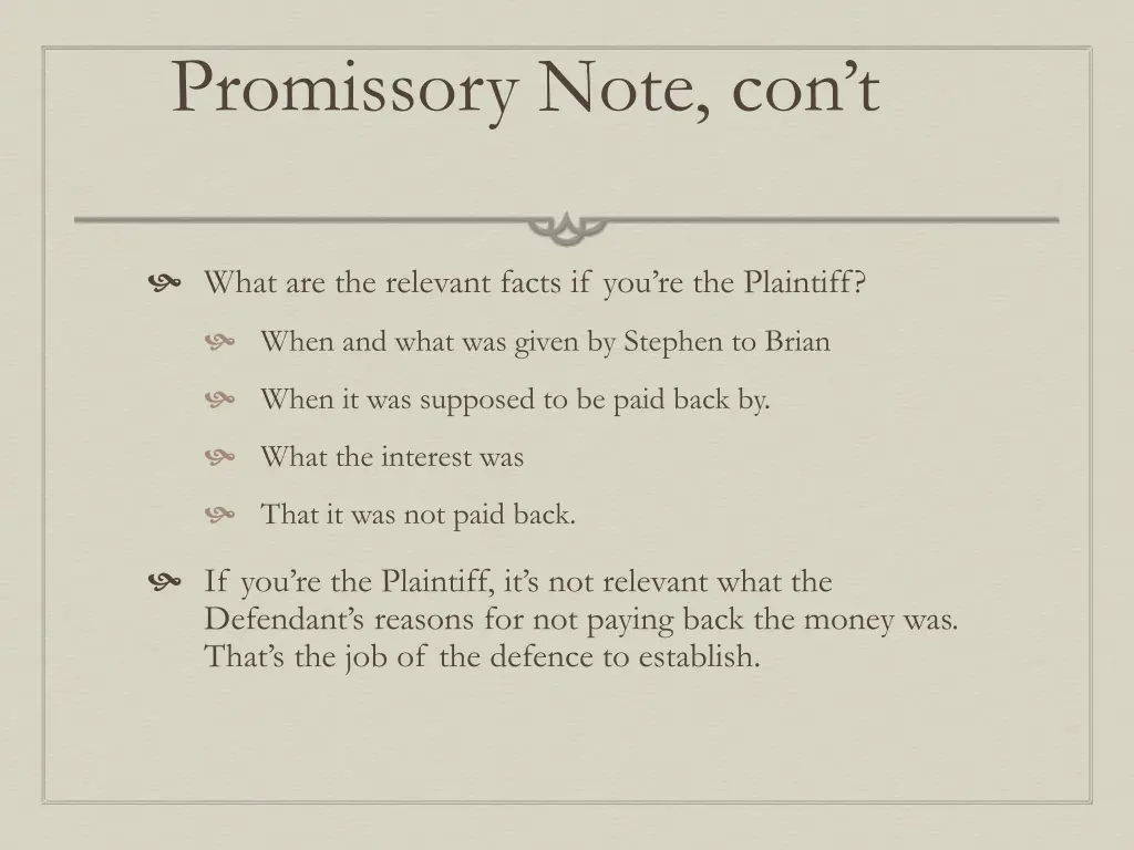 promissory note con t