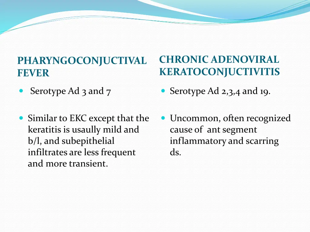 chronic adenoviral keratoconjuctivitis