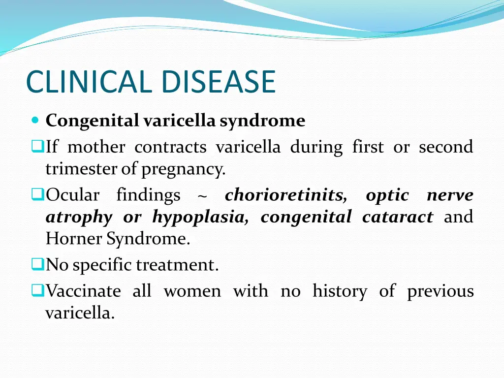 clinical disease