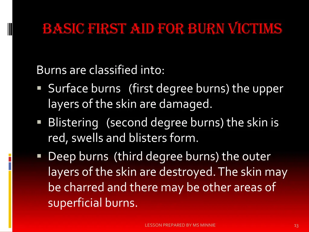 basic first aid for burn victims 1