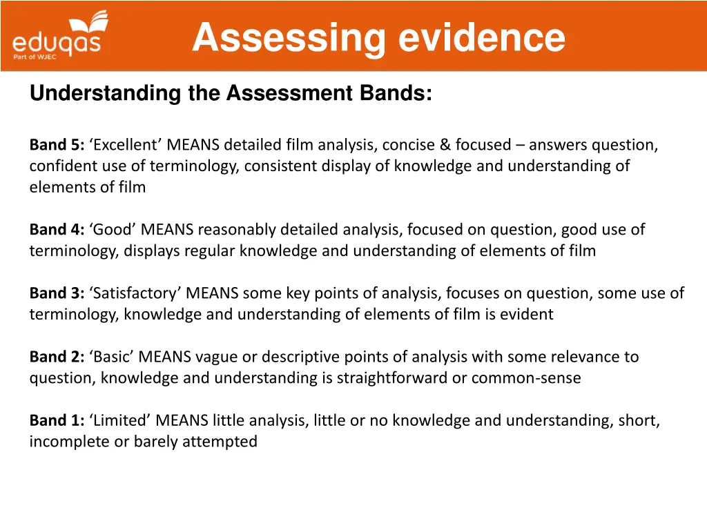 assessing evidence 10