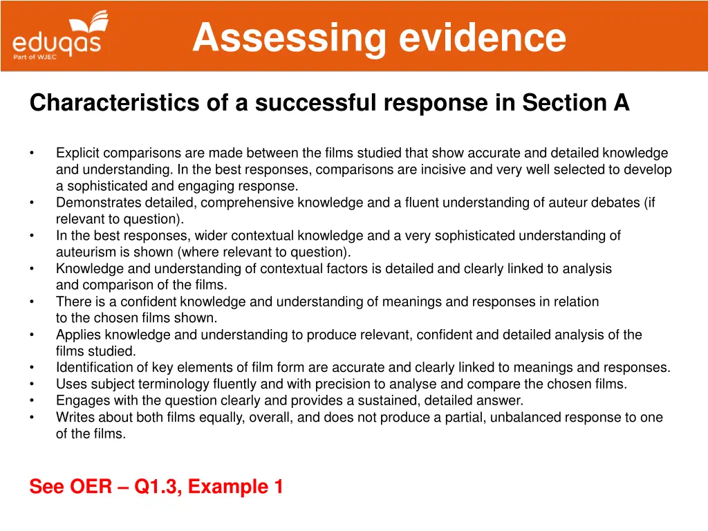 assessing evidence 11