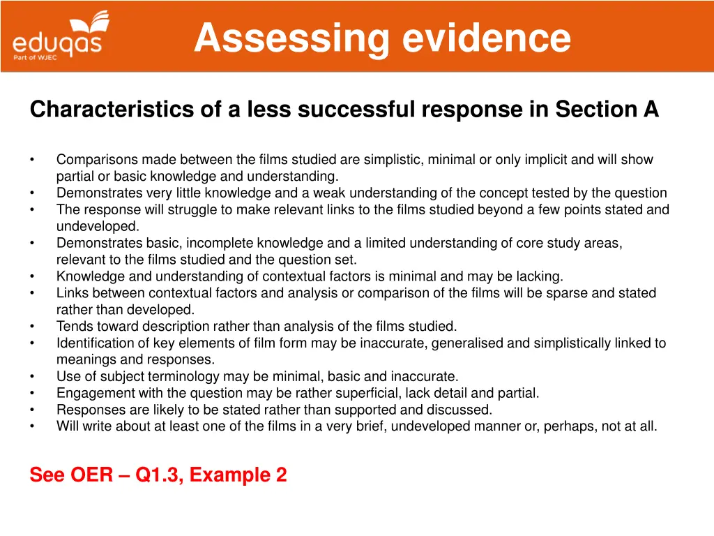 assessing evidence 12