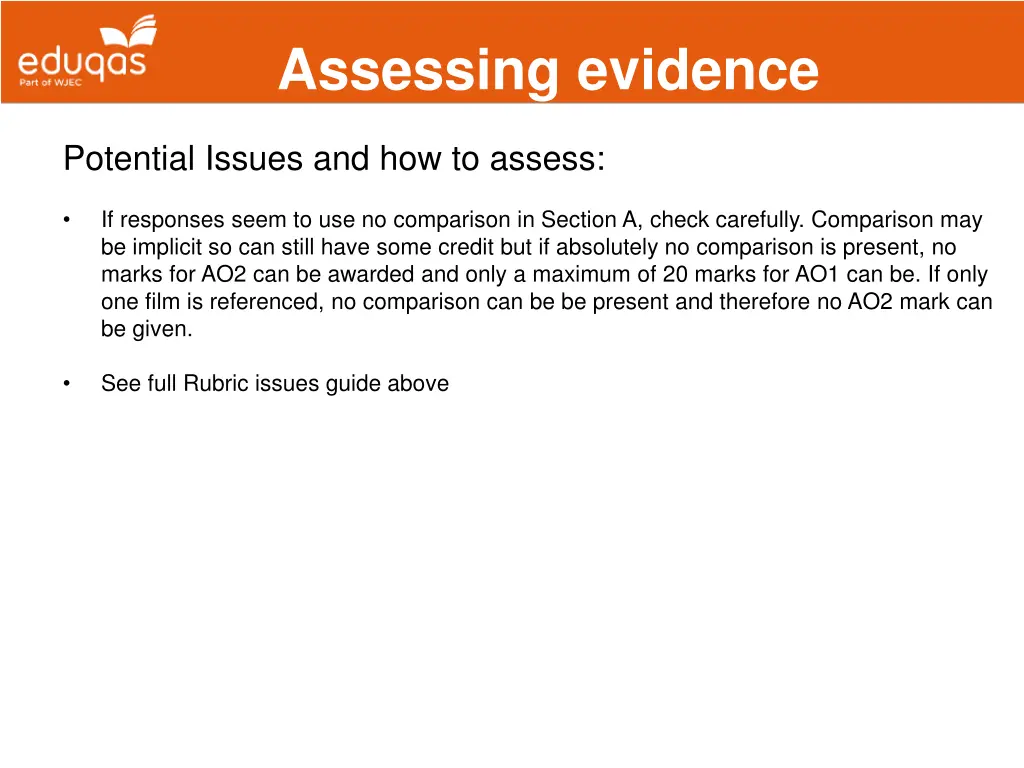 assessing evidence 15