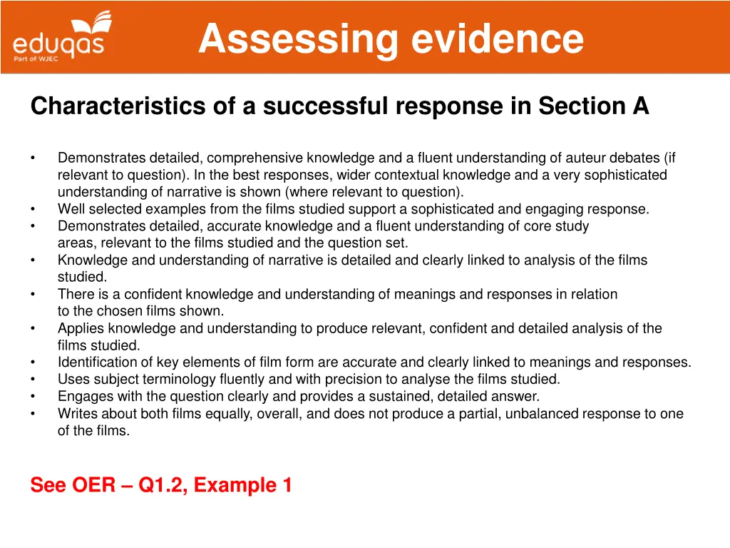 assessing evidence 21