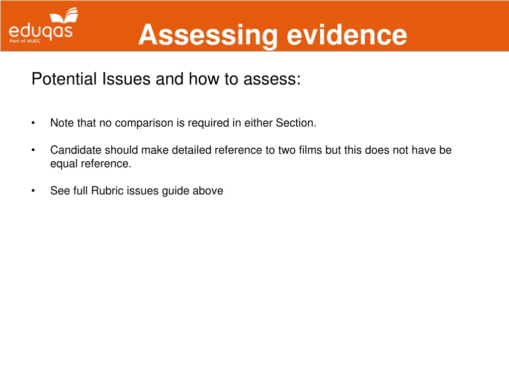 assessing evidence 25