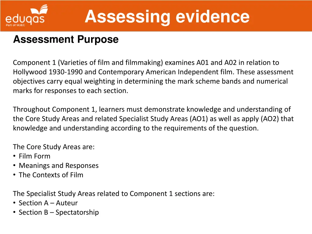 assessing evidence 6