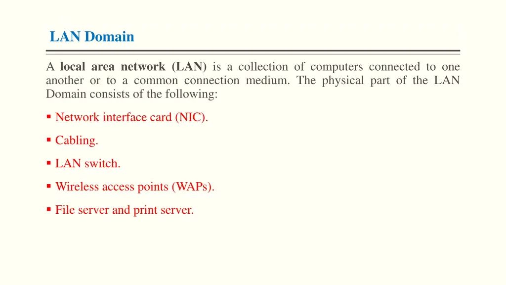 lan domain