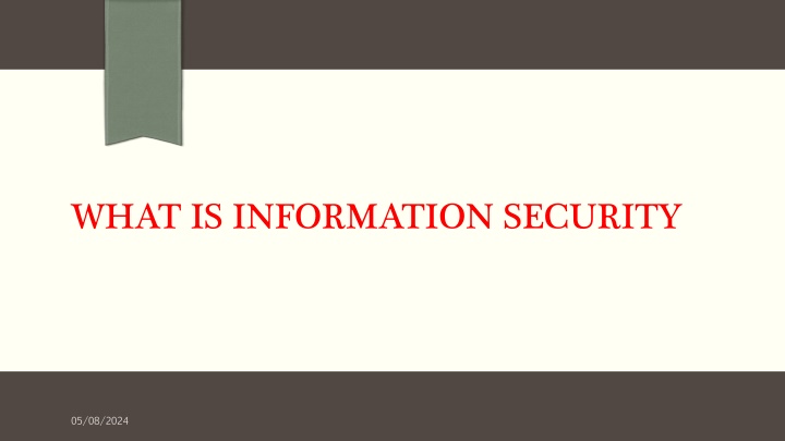 what is information security