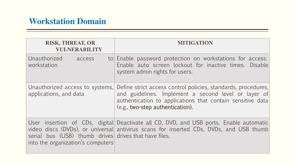 workstation domain 1