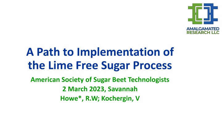 a path to implementation of the lime free sugar