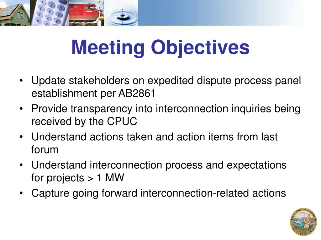 meeting objectives