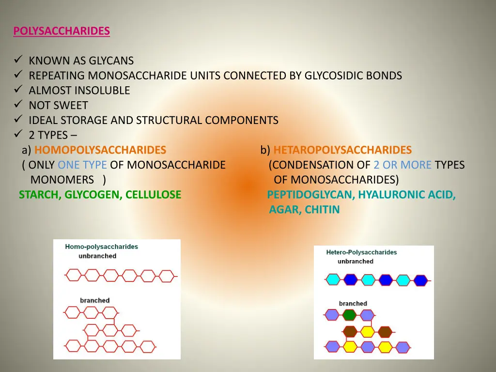 polysaccharides