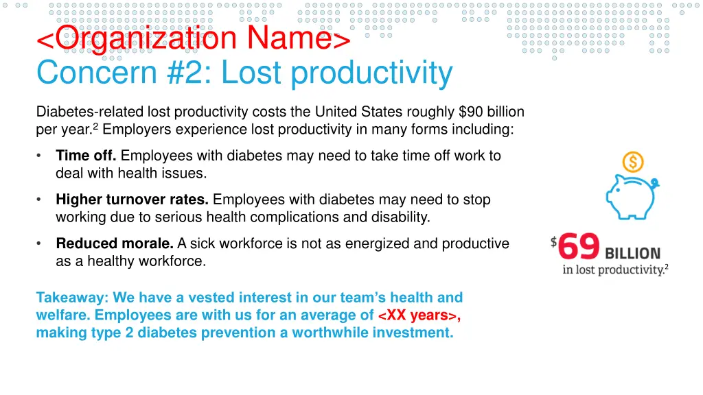 organization name concern 2 lost productivity