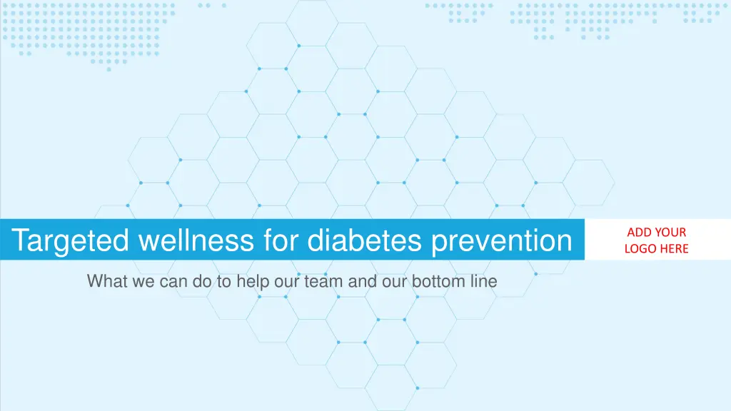 targeted wellness for diabetes prevention