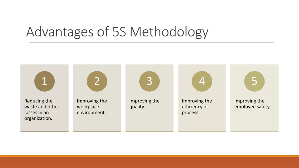 advantages of 5s methodology