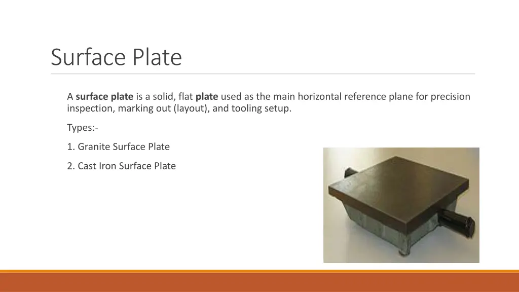 surface plate