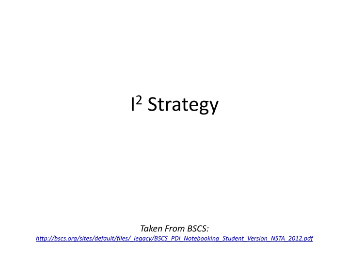 i 2 strategy