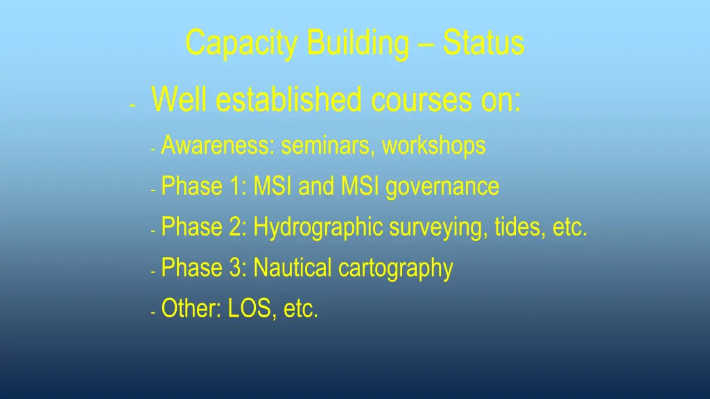 capacity building status 1