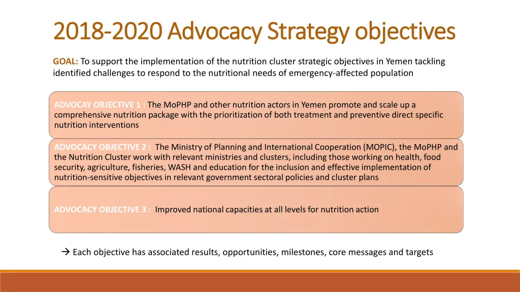 2018 2018 2020 advocacy strategy objectives 2020