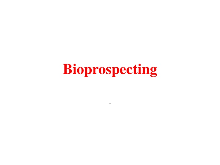 bioprospecting