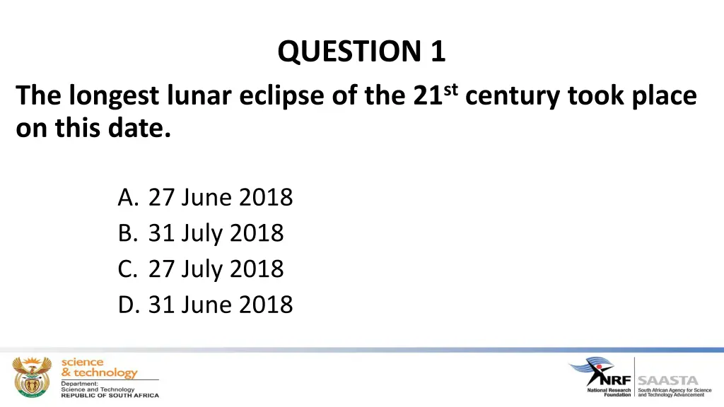 question 1