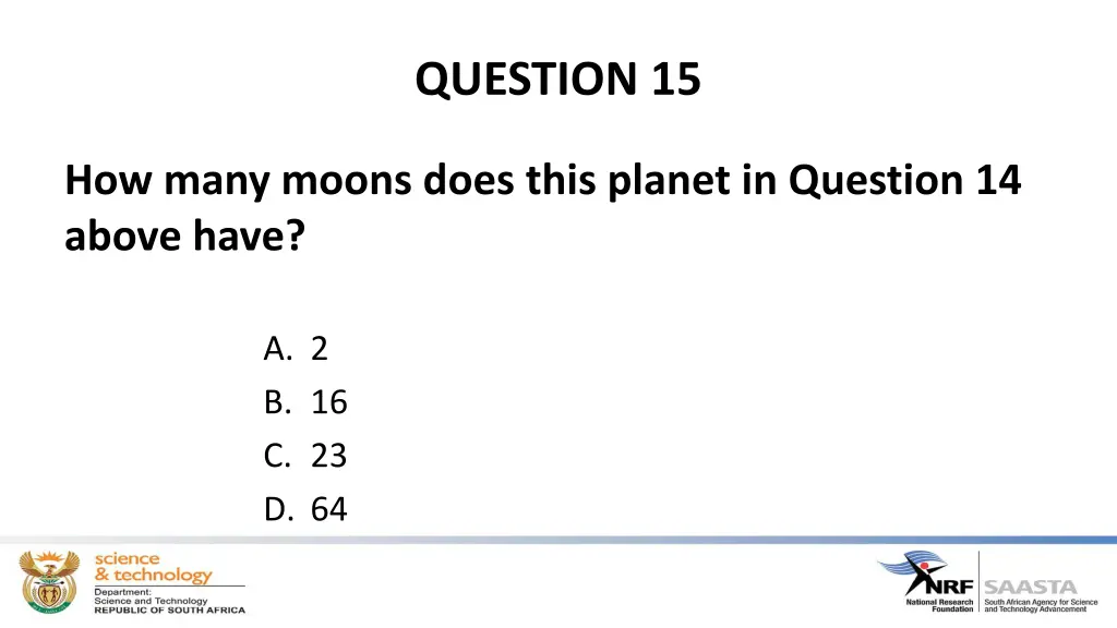 question 15