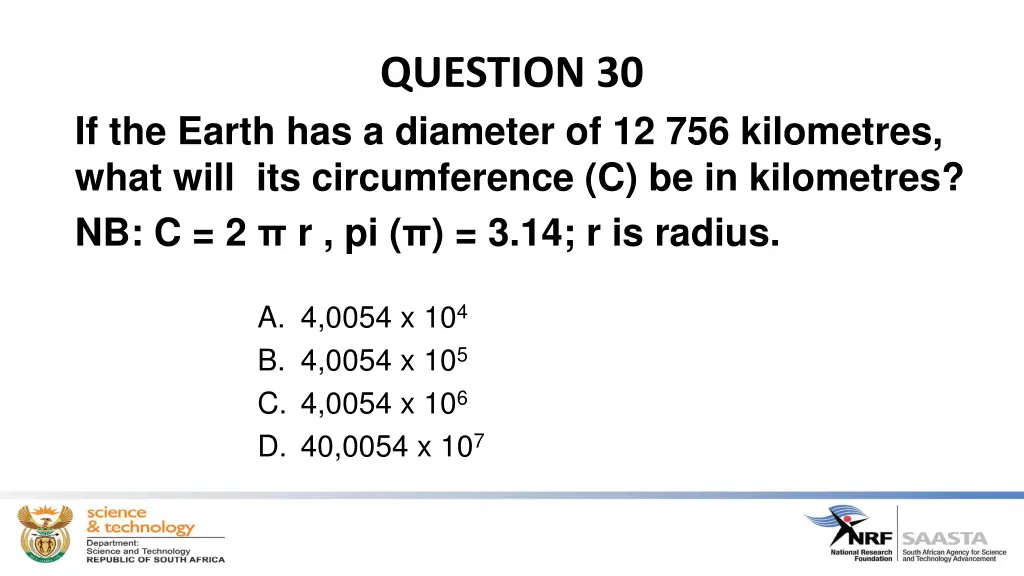 question 30