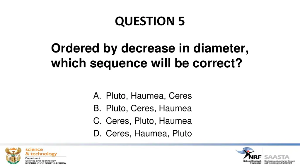 question 5 1