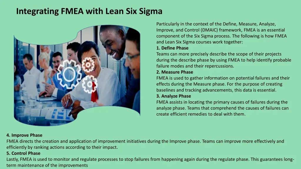 integrating fmea with lean six sigma