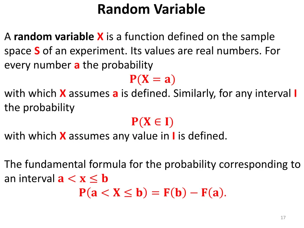 random variable