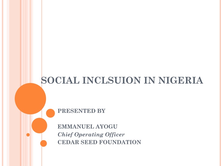 social inclsuion in nigeria