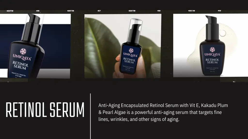 anti aging encapsulated retinol serum with