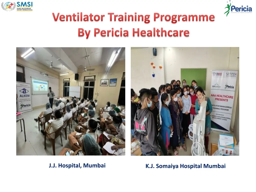 ventilator training programme by pericia