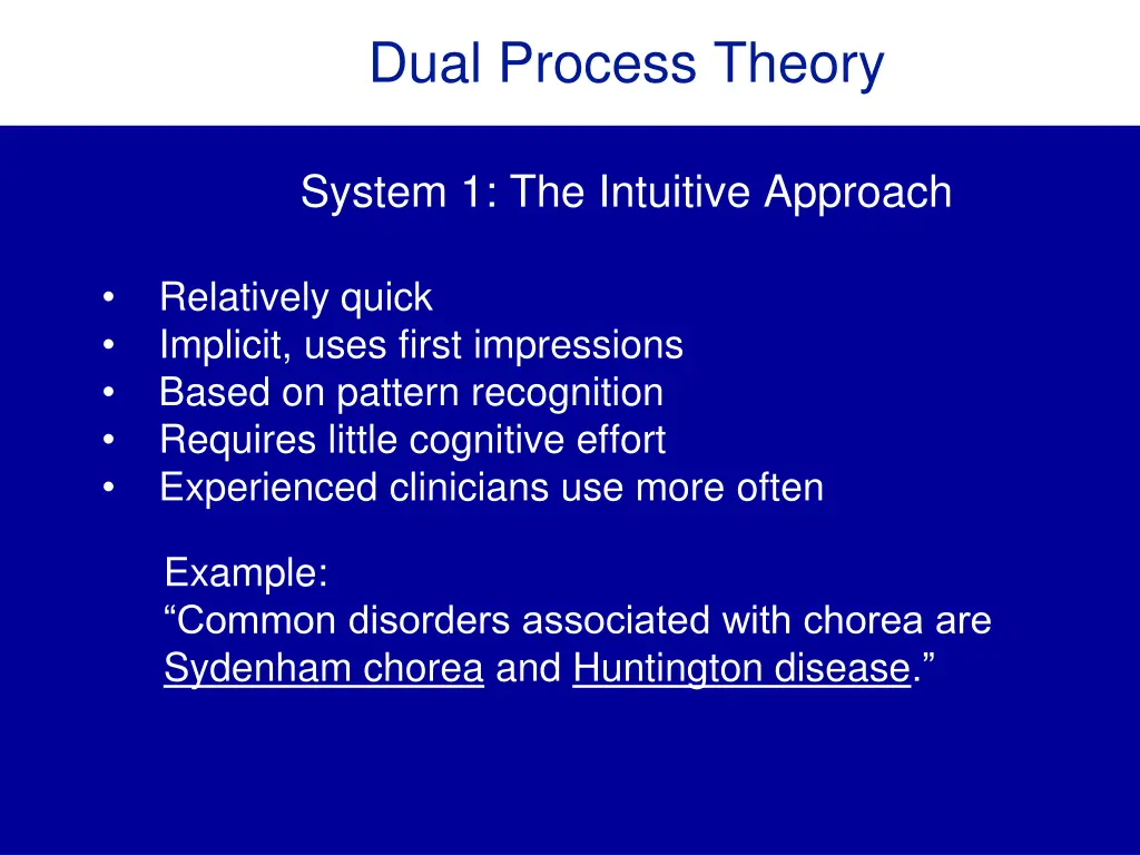 dual process theory 2