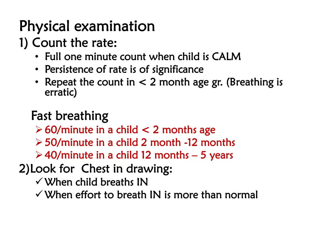 physical examination physical examination 1 count