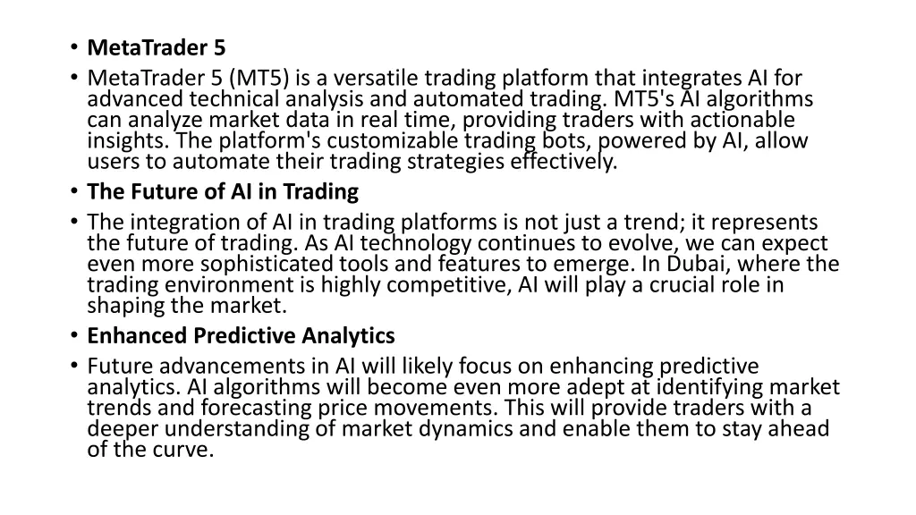 metatrader 5 metatrader 5 mt5 is a versatile