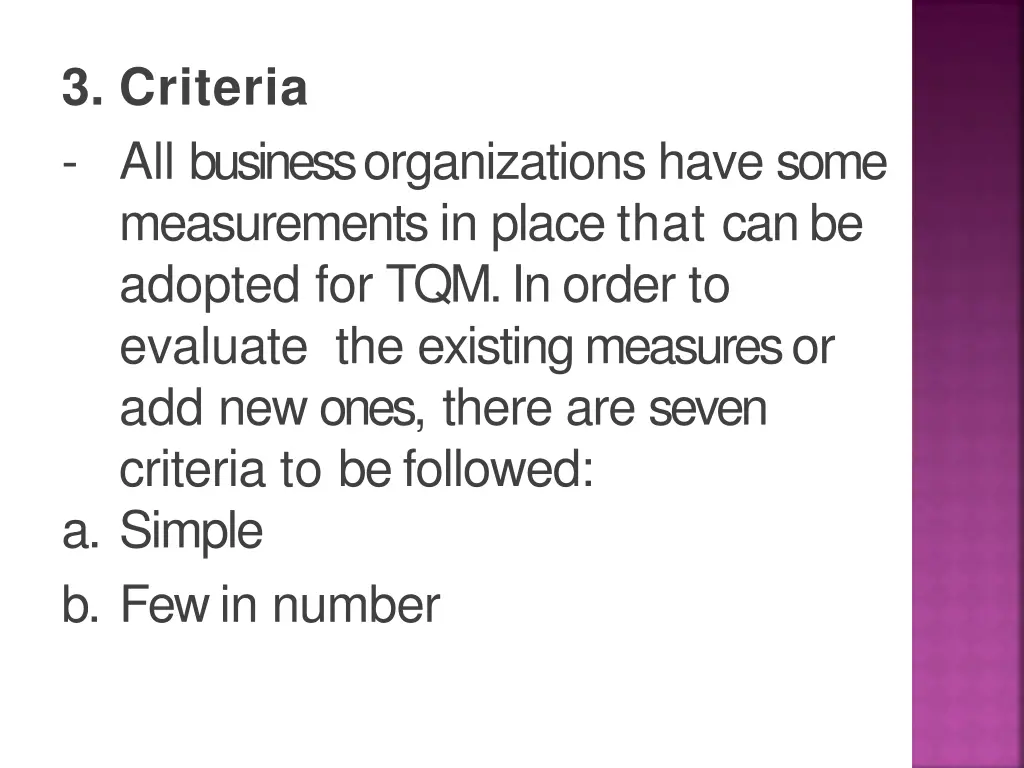 3 criteria all business organizations have some