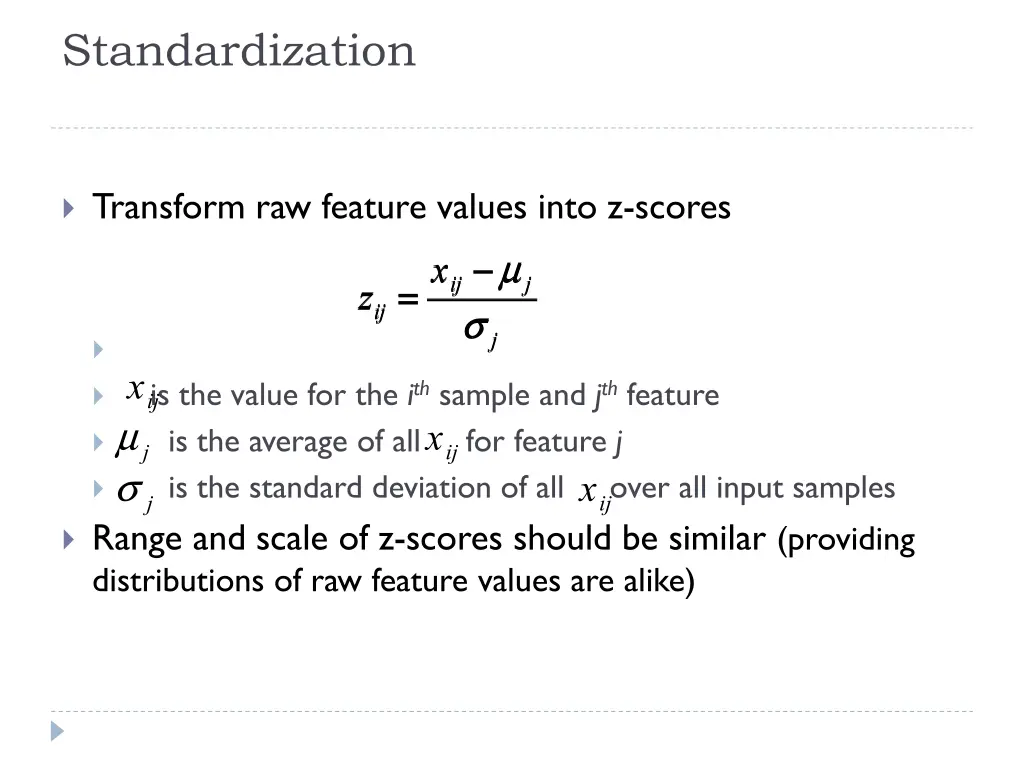 standardization